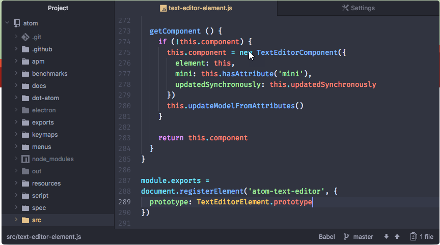 visual studio code vs atom 2017