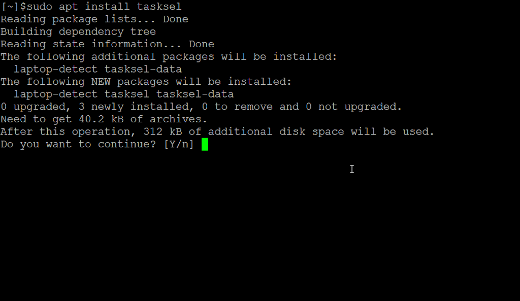 install tasksel ubuntu