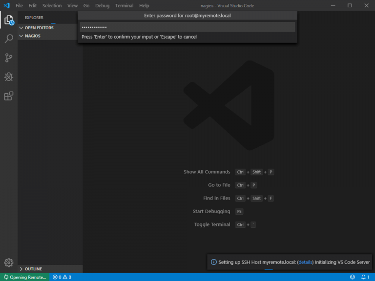 visual studio code ssh to linux