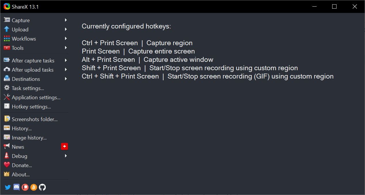 how to use sharex for video recording