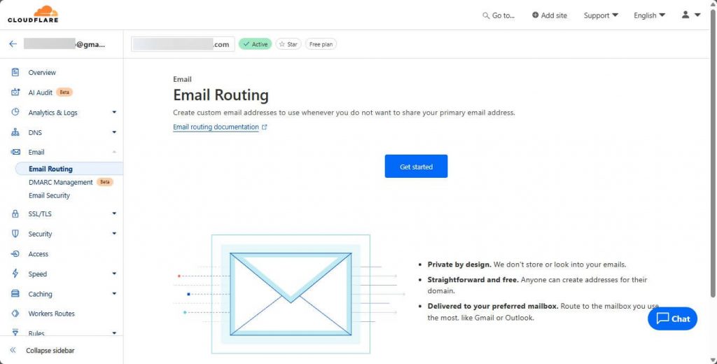 Free Cloudflare Email forwarder