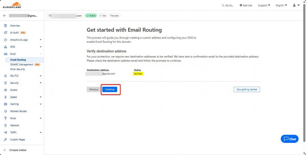 Free Cloudflare Email forwarder